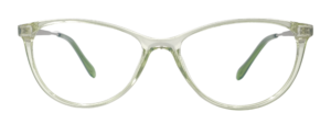 Eyencode 1310517 | Cat Eye Green Transparent Eyeglasses for Women