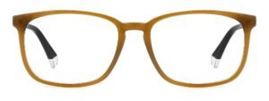 Polaroid PLD D488 EWD brown transparent square eyeglasses for men and women