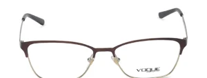 Vogue VO3989I 5003 brown gold metal cat eye eyeglasses for women
