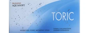 SILKLENAS & AQUASOFT AQUASOFT TORIC MONTHLYH TORIC 3 LENS BOX