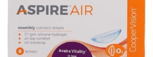 CooperVision Aspire Air Disposable Spherical Contact Lenses 6 Lens Box