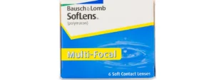 Bausch & Lomb Soflens Multifocal Disposable Contact Lenses 6 Lens Box