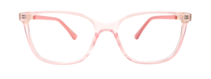 Liberty Queenmot Eyeglasses 98521005 Cateye Pink Translucent