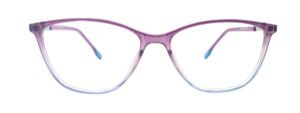 Liberty Hismaro Eyeglasses 9417108 Cateye Purple Translucent dual tone