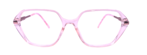 Eyencode jacqueline 2 Eyeglasses 2020614 Cateye Pink Translucent