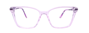 Eyencode jacqueline 2 Eyeglasses 2020612 Cateye Purple Translucent