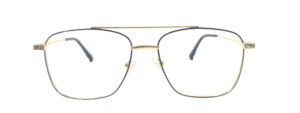 Eyencode Herotim Eyeglasses 62801 Square Golden Black