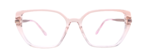 Eyencode jacqueline 2 Eyeglasses 2020612 Cateye Pink Translucent