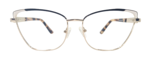 Eyencode TagEye Eyeglasses 174603 Cateye Silver Black