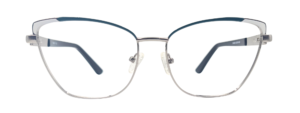 Eyencode TagEye Eyeglasses 174603 Cateye Silver Green