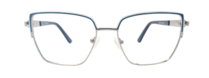 Eyencode TagEye Eyeglasses 174604 Cateye Silver Green