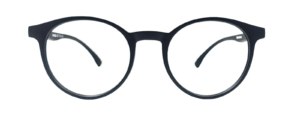 Liberty Bachelors Flexible M6502 Round Eyeglasses Matte Black