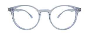 Liberty Bachelors Flexible M6502 Round Eyeglasses Translucent Gradient Blue