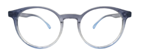 Liberty Bachelors Flexible M6502 Wayfarer Eyeglasses Translucent Grey
