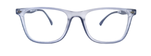 Liberty Bachelors Flexible M6519 Square Eyeglasses Bransprent Blue