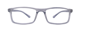 Liberty Bachelors Flexible M-403 Eyeglasses Rectangle transprent Blue