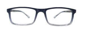 Liberty Bachelors Flexible M-403 Eyeglasses Rectangle Semi Transprent Black