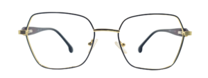 Eyencode Anna Terezza Eyeglasses DB8006 Black Hexagonal