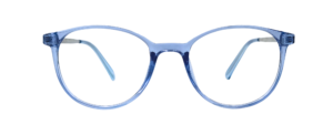 Eyencode Peter King Eyeglasses 8208 Round Blue Transluent