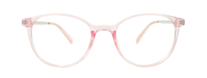 Eyencode Peter King Eyeglasses 8208 Round Pink Transluent